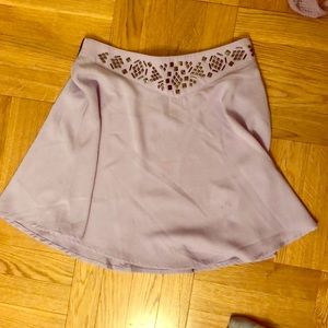 Silence + noise purple skater skirt